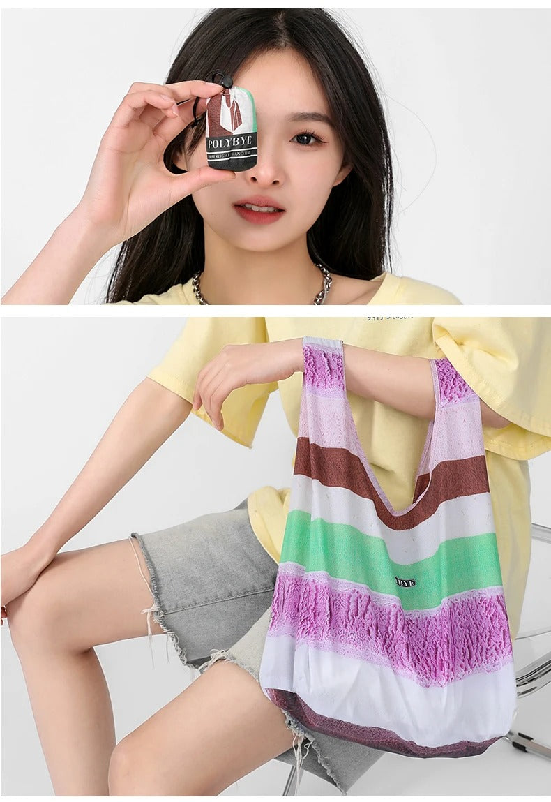 Microbag Pastel Stripe Ice Cream Bag