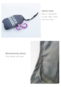 Microbag Modern Stone Gray Foldable Bag