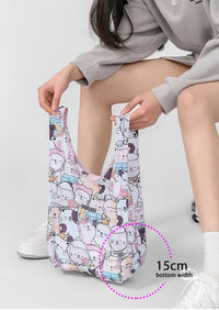 Microbag Pastel Kitty Foldable Bag