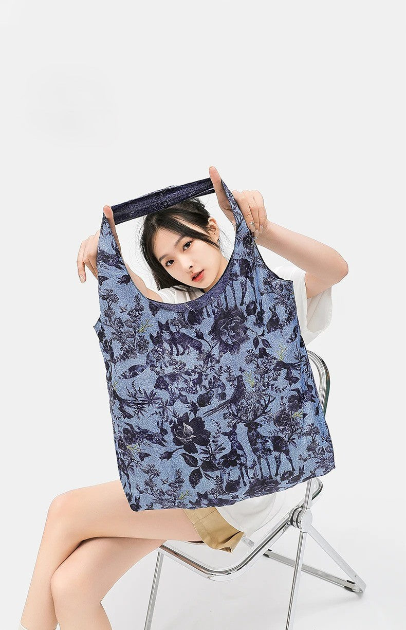 Microbag Vintage Forest Denim Bag
