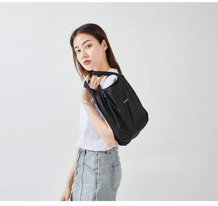 Microbag Mini Matte Black Foldable Bag