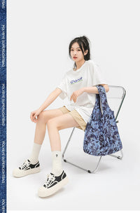 Microbag Vintage Forest Denim Bag