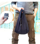 Microbag Mini Matte Black Foldable Bag
