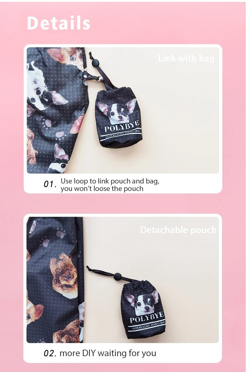 Microbag Puppy Pals Foldable Bag
