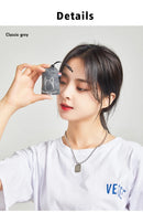 Microbag Foldable Shoulder Tote Classic Gray