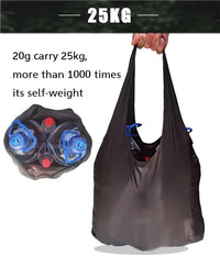 Microbag Mini Matte Black Foldable Bag