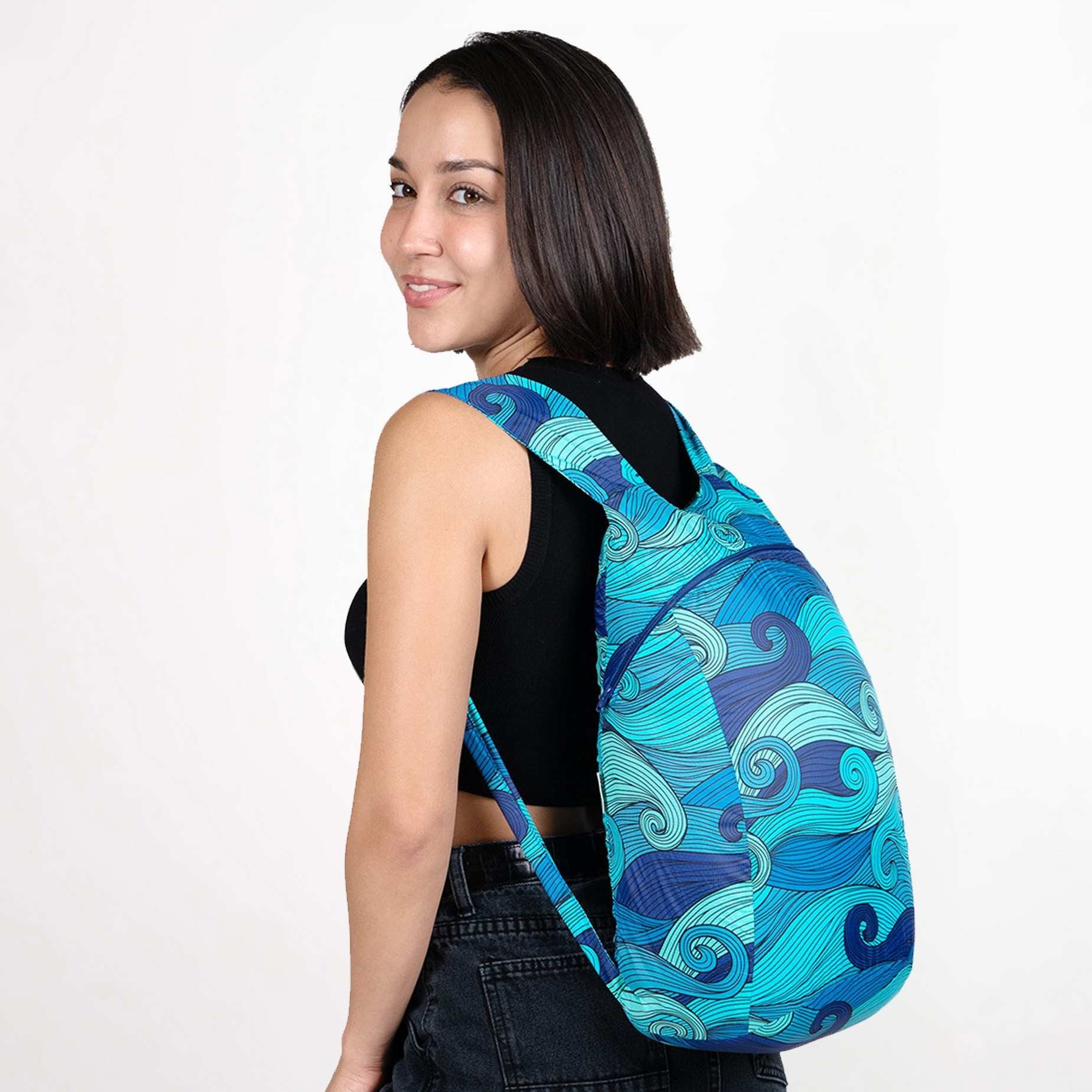 Daypack Blue Waves Microbag