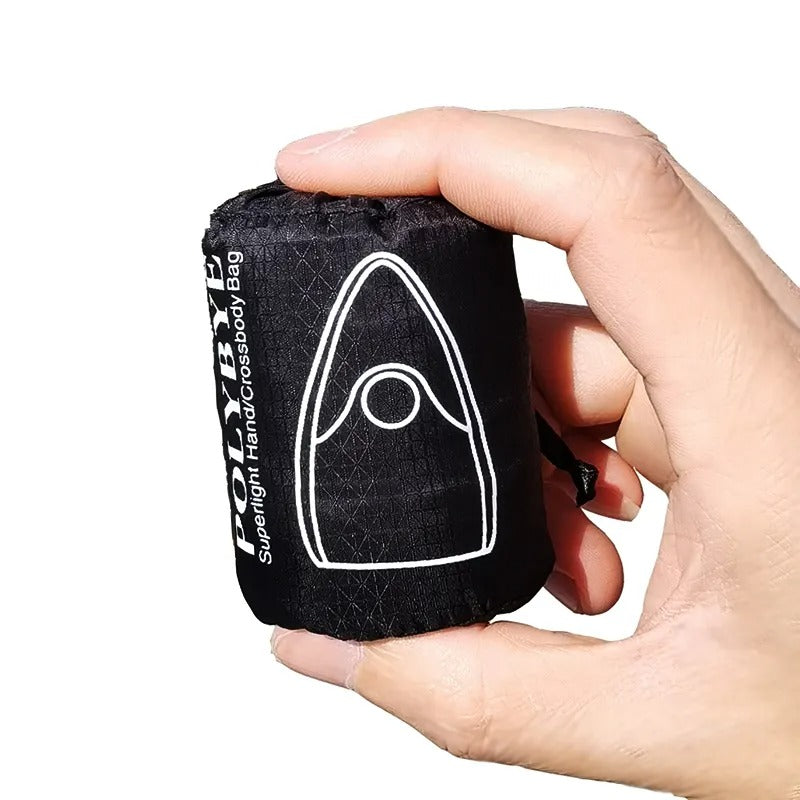 Microbag Pocket Fold Ultralight Black Bag