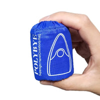 Microbag Electric Blue Foldable Shopping Bag