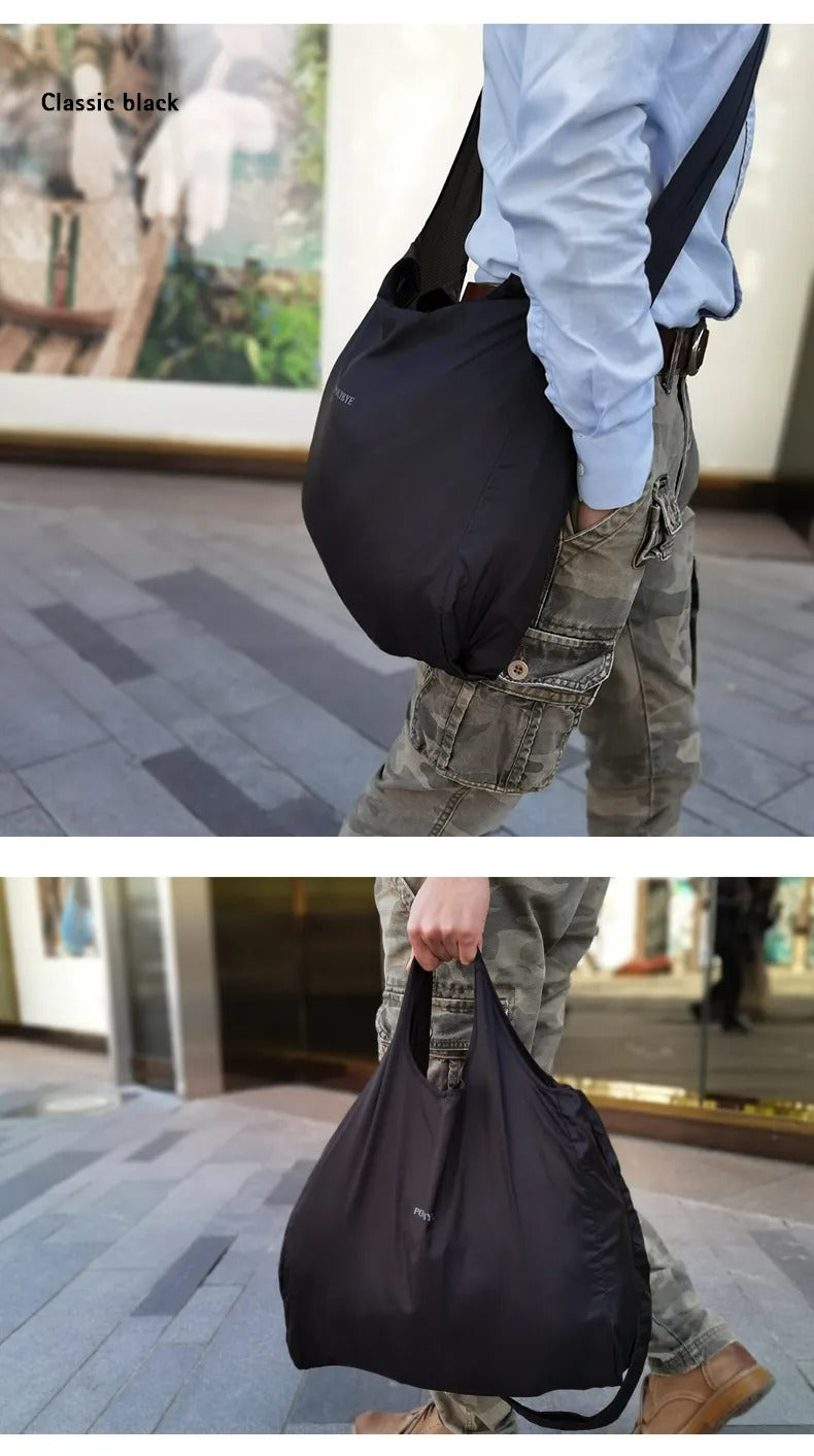 Microbag Pocket Fold Ultralight Black Bag